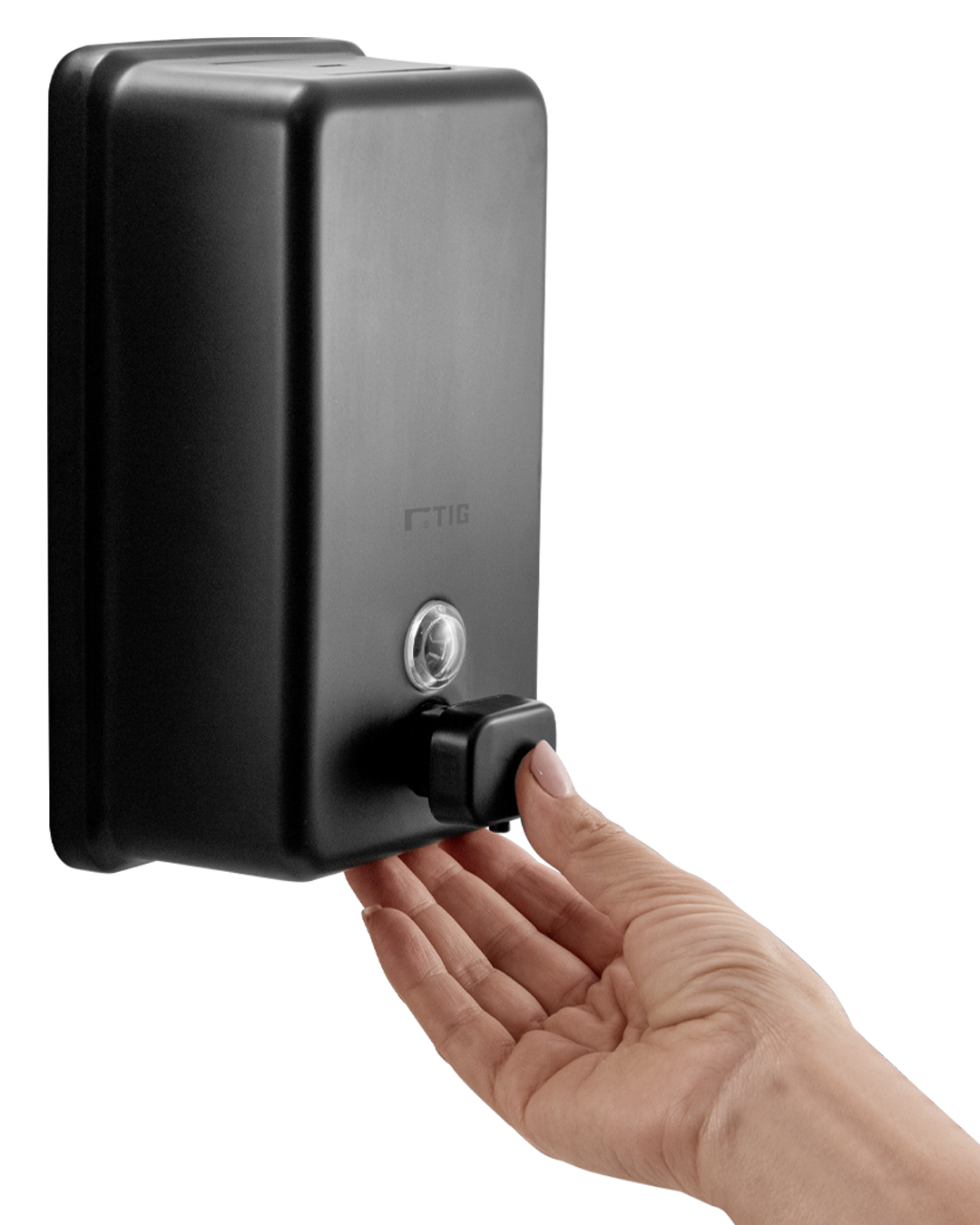 Dispensador de Jabón Push Negro